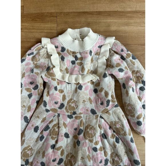 Janie and Jack Floral Sweater Dress - Picture 4 of 8